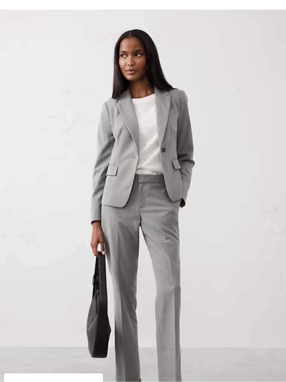 Banana Republic Jacket and Avery Curvy Women's Gray Pants